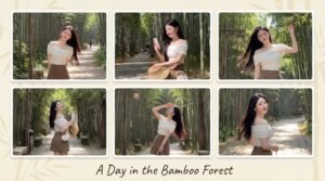 Ảnh cận cảnh khuôn mặt mẫu có làn da căng bóng kiểu Hàn Quốc để ghép vào prompt Trúc Lâm Cổ Tự