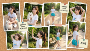 Prompt tạo ảnh AI dạo công viên bằng Gemini